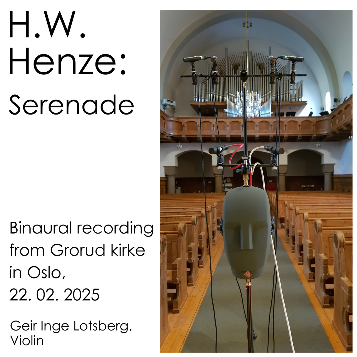 Hans Werner Henze: Serenade (Binaural recording) Geir Inge Lotsberg, Violin